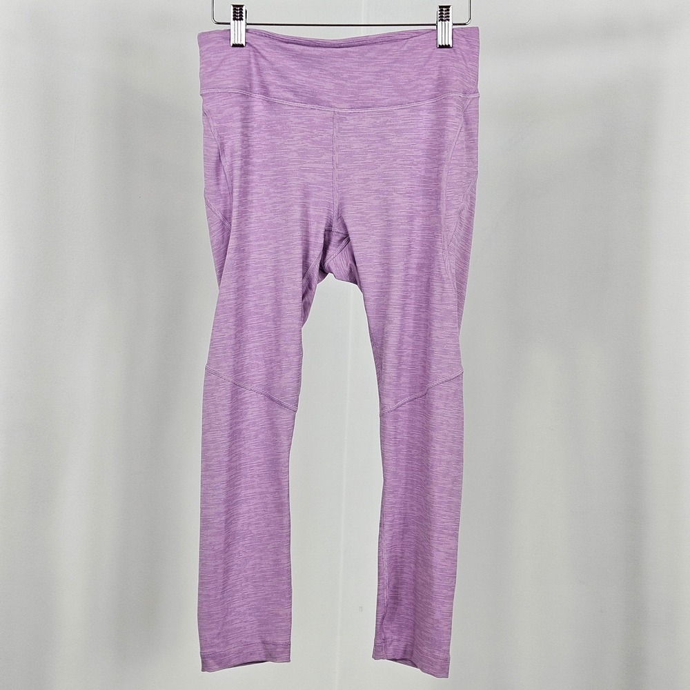 Outdoor Voices TechSweat Leggings Women M Purple 7/8 Cropped NEW